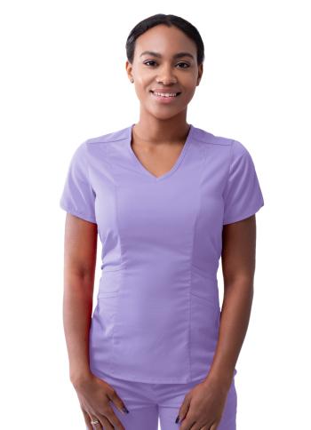 Adar Pro Modern V-Neck Scrub Top