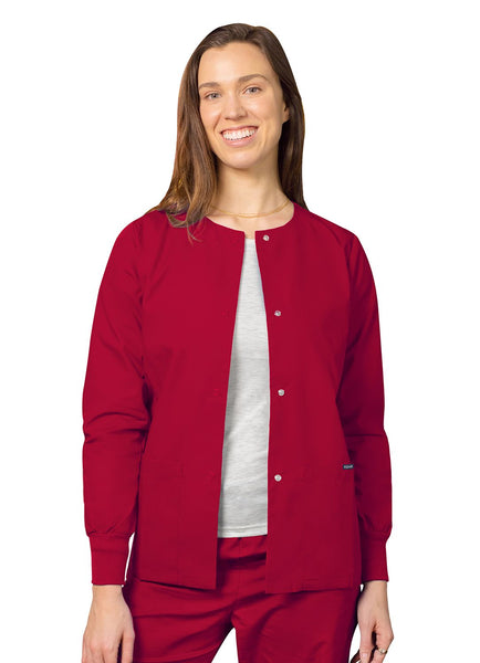 ADAR-UNIVERSAL-WARM-UP-JACKET-RED-SCRUB-ENVY
