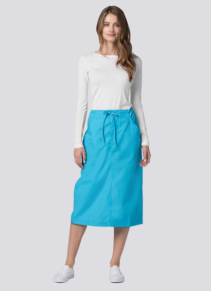 mid-calf-skirt-Turquoise-Scrub-Envy