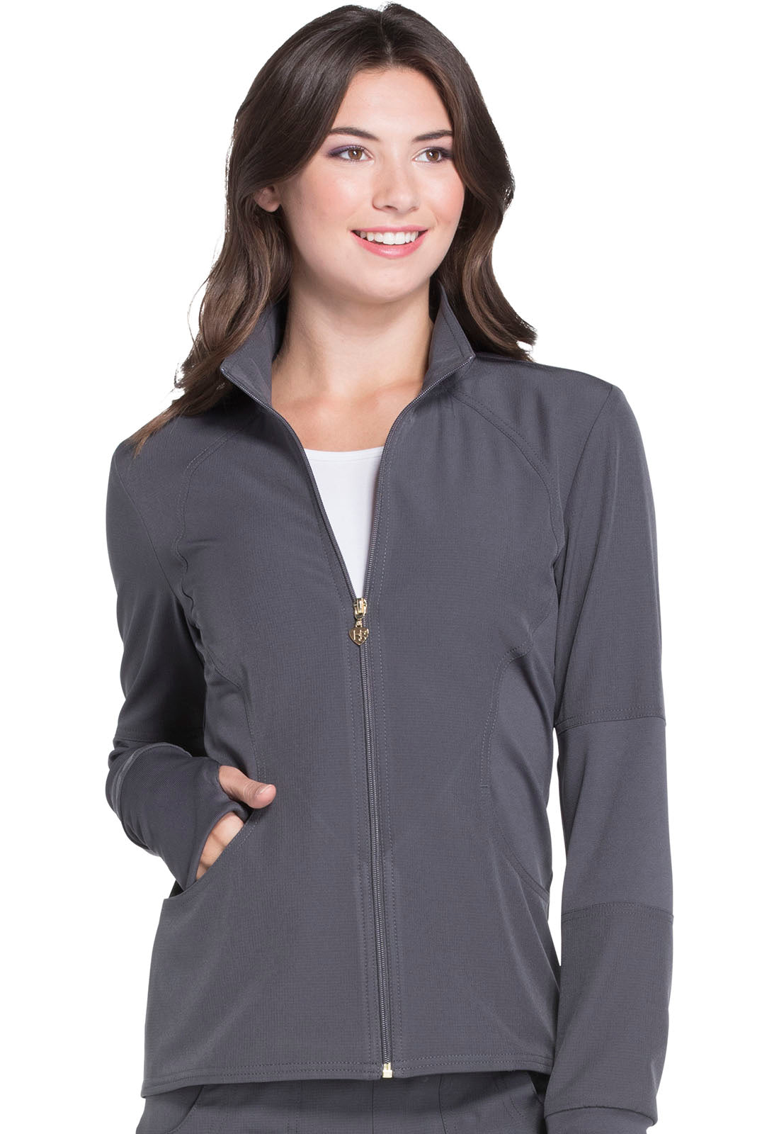 HEARTSOUL ZIP FRONT 2 POCKET WARM-UP JACKET