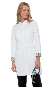 REBECCA-LAB-COAT-FLORAL-BOTTOM-WHITE-SCRUB-ENVY