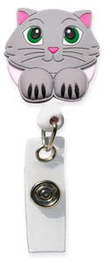 Rubber-retractable-Badge-Reel-Cat-Scrub-Envy