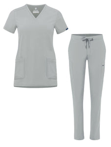 Adar-Addition-Go-Basic-Scrub-Set-Silver-Gray-Scrub-Envy