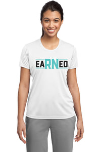 EaRNed-T-Shirt-White-Scrub-Envy