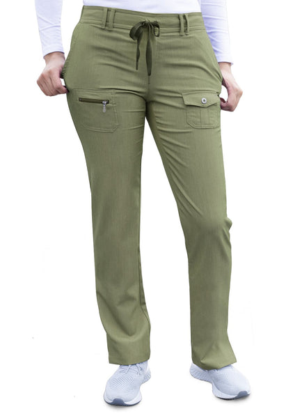 Adar Pro Heather Women's Slim Fit 6 Pocket Pant