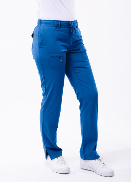 Slim Fit 6 Pocket Pant-Royal Blue-Scrub Envy